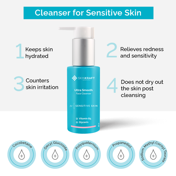 SkinKraft Customized Face Wash & Face Moisturizer Combo For Sensitive